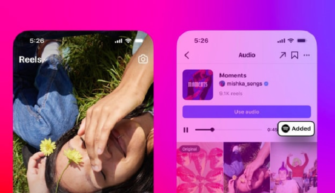 Instagram hiện cho phép bạn thêm bài hát vào thư viện Spotify của mình chỉ bằng một cú nhấp chuột