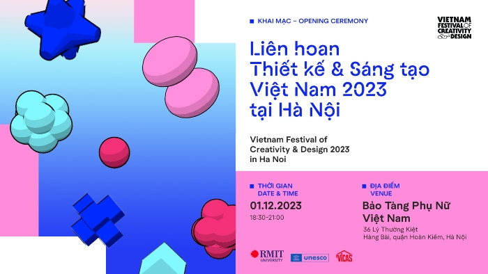 Tổ chức Liên hoan Sáng tạo & Thiết kế Việt Nam 2023 tại Hà Nội