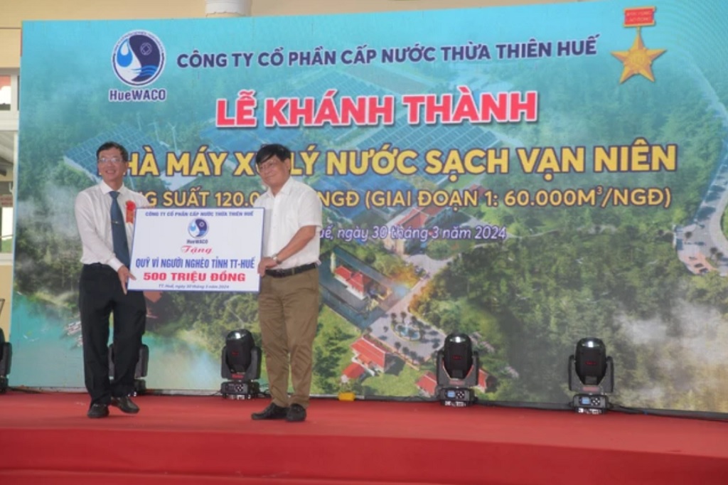 Khánh thành Nhà máy xử lý nước sạch Vạn Niên HueWACO