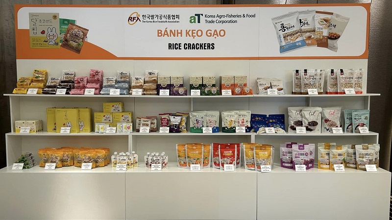 Sự kiện trưng bày và giới thiệu các dòng thực phẩm chế biến sẵn từ Gạo Hàn Quốc