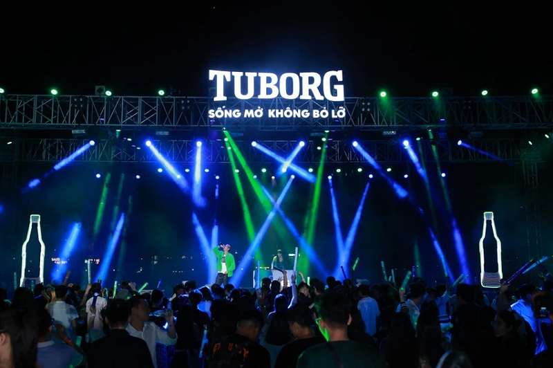 Tuborg 'chào sân' bằng chuỗi sự kiện âm nhạc đỉnh cao tại 7 tỉnh thành phía Nam