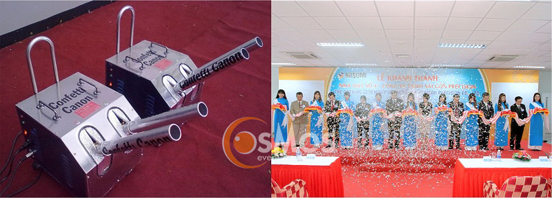 Công ty cho thuê máy bắn pháo kim tuyến tại Tây Ninh