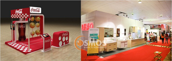 Công ty sản xuất Booth quảng cáo, thiết kế thi công gian hàng hội chợ triển lãm tại Bình Phước