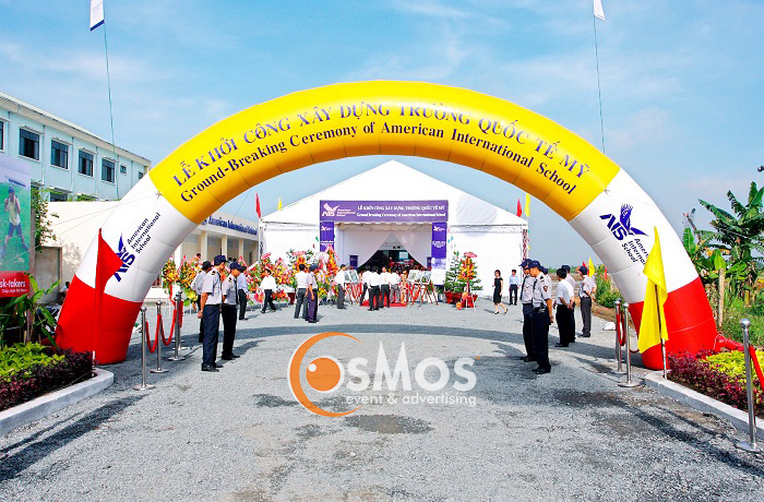 Cho thuê cổng chào lễ khởi công
