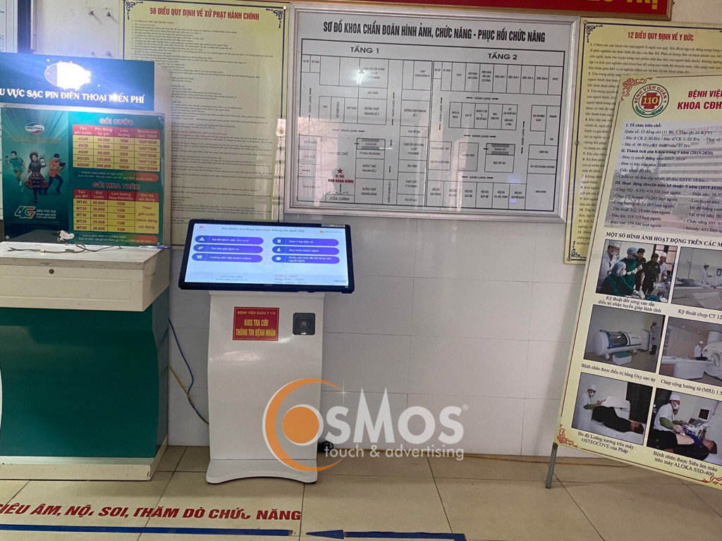 Cho Thuê Màn Hình Kiosk Tra Cứu Thông Tin Chân Quỳ