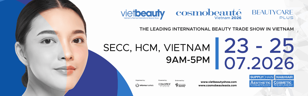 Chuỗi Triển Lãm Làm Đẹp Quốc Tế Quy Mô Lớn Nhất Năm 2026 Chính Thức Trở Lại TP.HCM