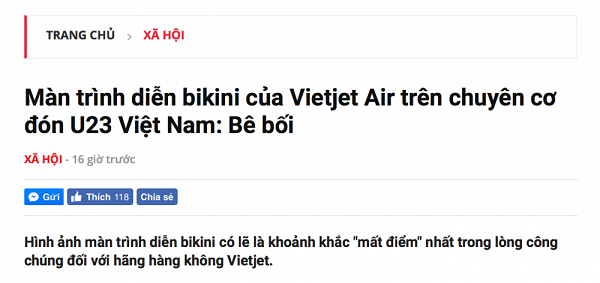 Khủng hoảng ngược Vietjet Air và câu trả lời của Vietnam Airlines