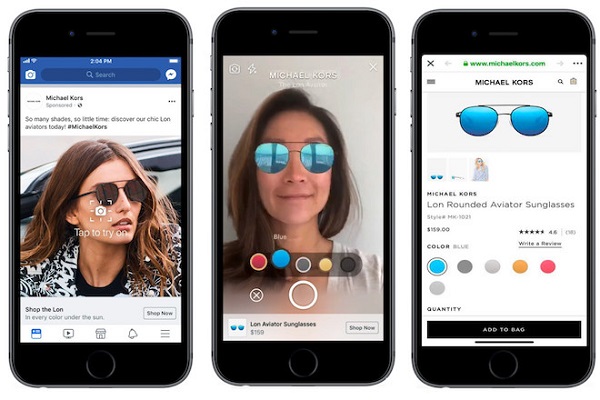 Công nghệ AR sẽ biến Facebook thành phòng thử đồ tại gia