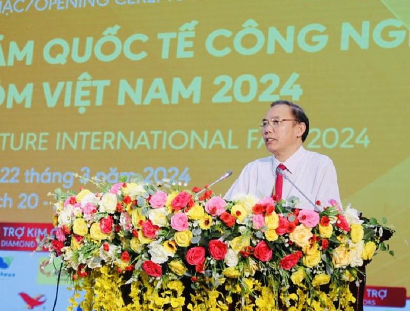 Khai mạc hội chợ triển lãm quốc tế công nghệ ngành tôm Việt Nam năm 2024 tại Cà Mau