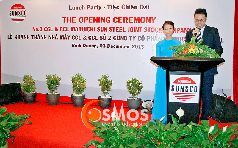 Lễ khánh thành nhà máy CGL & CCL Số 2 Công ty cổ phần Maruichi Sun Steel