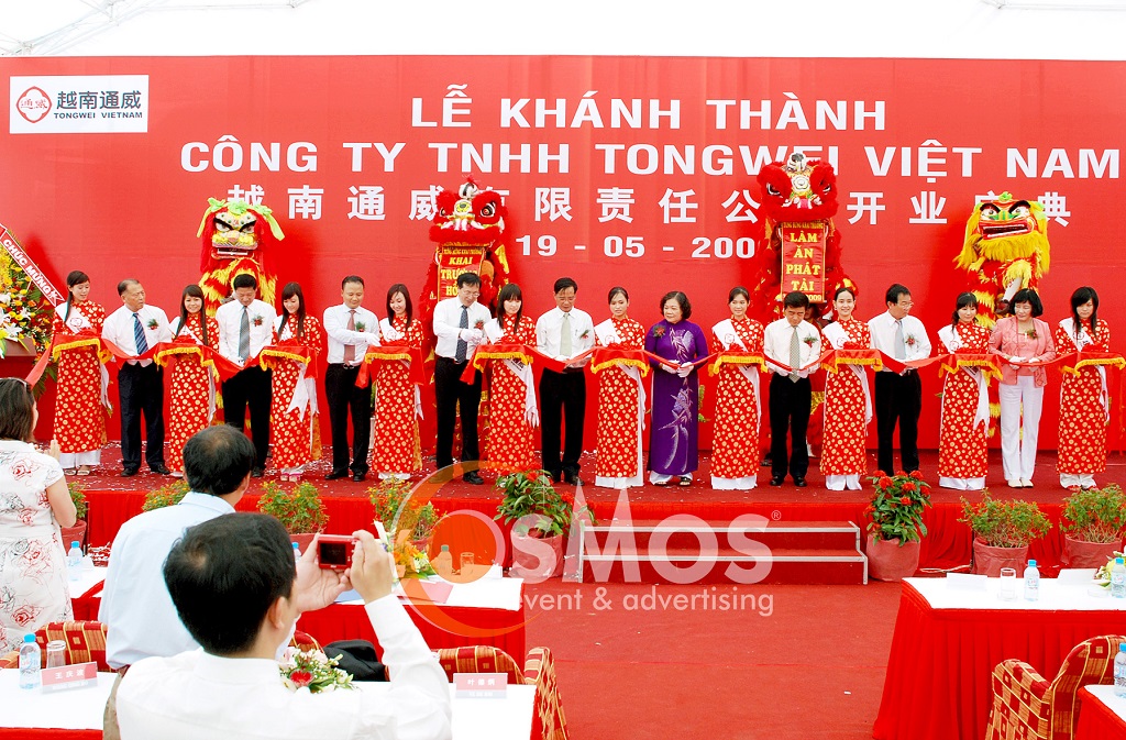Tổ Chức Sự Kiện Lễ Khánh Thành Nhà Máy Tongwei