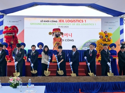 Tập đoàn Hàn Quốc khởi công dự án Jeil Logistics 1 trị giá hơn 44,5 triệu USD tại KCN Nam Đình Vũ