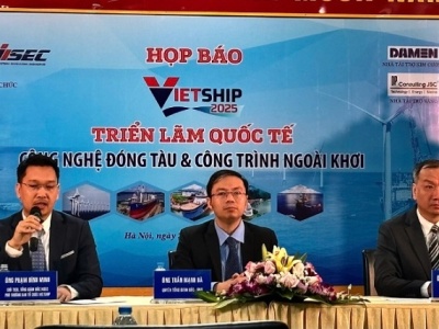 Triển lãm quốc tế Vietship 2025 diễn ra với quy mô lớn tại Hà Nội