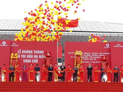 Khánh thành nhà thi đấu đa năng 5.000 chỗ tại Quảng Ninh
