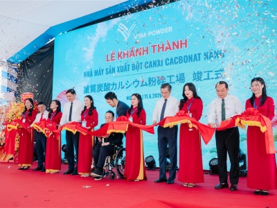 Khánh Thành Nhà Máy Sản Xuất Bột Canxi Cacbonat Nặng Yabashi Việt Nam Tại Nghệ An